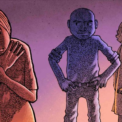 Madre adolescente huye de casa - Ilustración: Walther Sorg