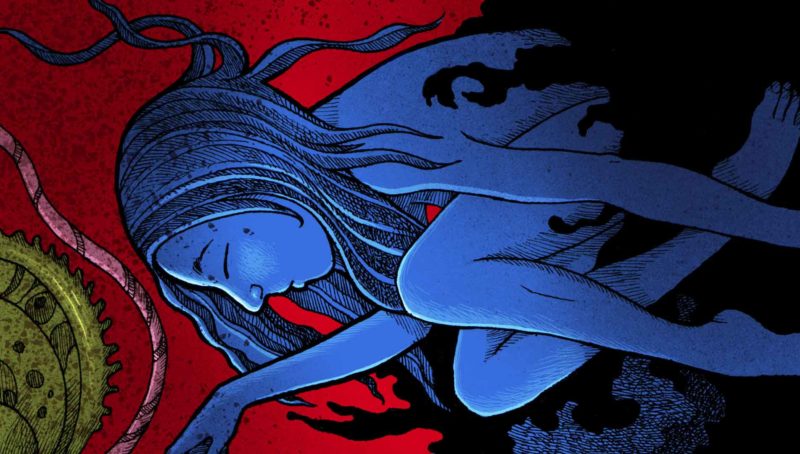 Madre adolescente lucha por su vida - Ilustración: Walther Sorg
